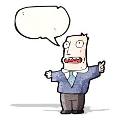 cartoon talking man N17