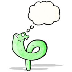 Cartoon Snake N100