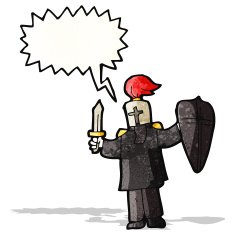 cartoon black knight N2