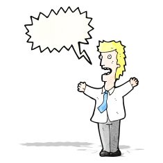 cartoon shouting man N15
