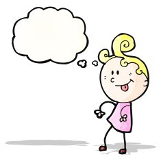 cartoon funny doodle woman