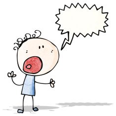 shouting man cartoon N6