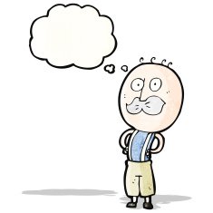 Cartoon Man With Mustache N13