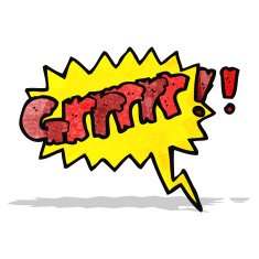 cartoon comic book growl N2