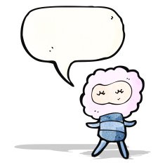cute little cloud head monster N3
