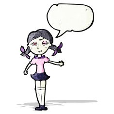 Cartoon Vampire Girl N13
