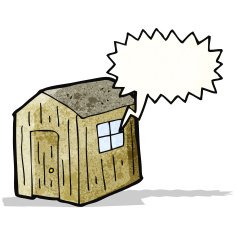 cartoon shed