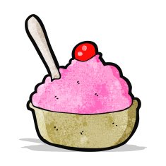 Cartoon Ice Cream Bowl N4