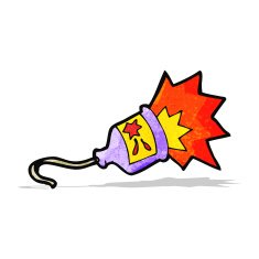 party popper cartoon