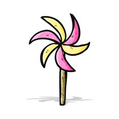 cartoon toy windmill N2