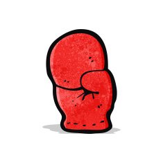 Cartoon Boxing Glove Punch N3