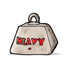 cartoon heavy metal weight N2