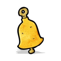 cartoon ringing bell N4