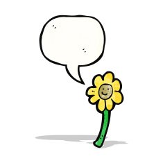 cartoon flower N92