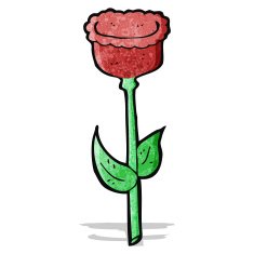 cartoon flower N93