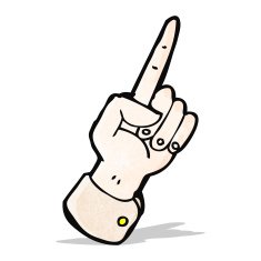 pointing hand symbol N2