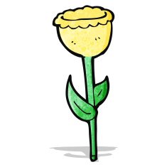 cartoon flower N94