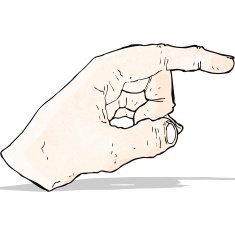 pointing hand symbol N3