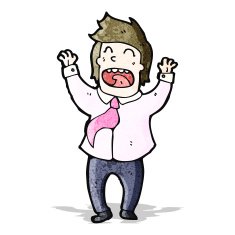 happy businessman cartoon