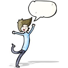 Cartoon Boy Dancing N7