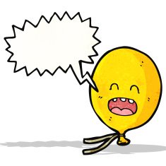 talking balloon cartoon character N2