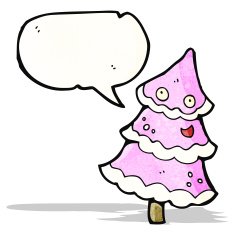 chrismtas tree cartoon character