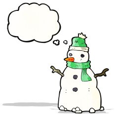 Cartoon Snowman N49