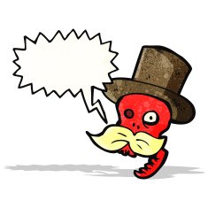 laughing skull cartoon N2
