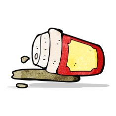 spilled coffee cup cartoon N3