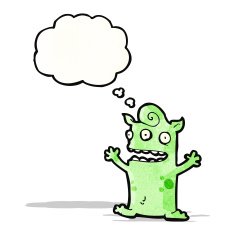 cartoon little alien N15