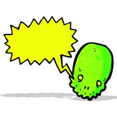 shrieking skull cartoon N2