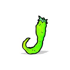 cartoon green chili N2
