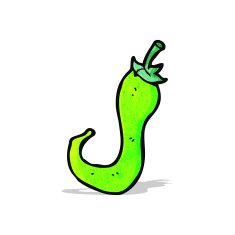 cartoon green chili N3
