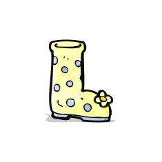 wellington boot cartoon