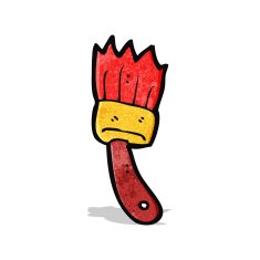 cartoon paint brush N20