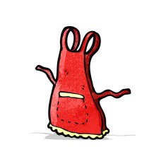 kitchen apron cartoon