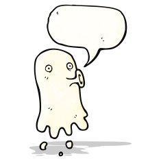 spooky ghost cartoon N10