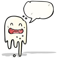 spooky ghost cartoon N15