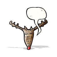 reindeer face cartoon N2