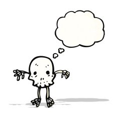skull cartoon character N3