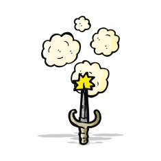 Cartoon Dagger N9