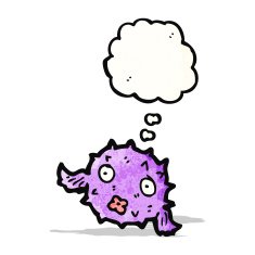 Cartoon Puffer Fish N10