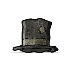 old top hat cartoon