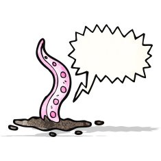cartoon tentacle monster