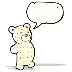Cartoon Polar Bear N40