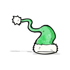 cartoon Christmas hat N7