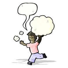 cartoon man carrying cloud N3