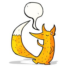 Cute Cartoon Fox N17