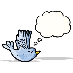 cartoon flying bird N5