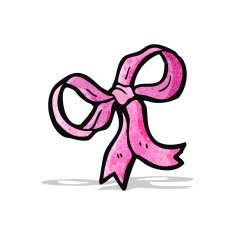 Cartoon Pink Bow N2